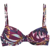 LASCANA Bikiniöverdel blandade färger / bordeaux