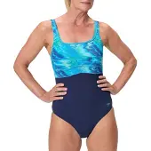 Speedo Print Contour Eclipse Baddräkt