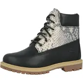 Timberland Stövlett med snörning svart / off-white
