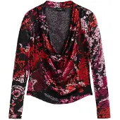 Desigual T-shirt bär / rosa / röd / svart
