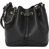 HUGO Faux-leather bucket bag with two straps