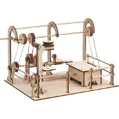 SOL EXPERT 39502 Holzbausatz Transmissionswerkstatt Transmissionsverkstad