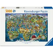 Ravensburger Världskarta 5000p (12001738) Pussel