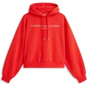 Tommy Hilfiger Logo Fleece Relaxed Drawstring Hoody