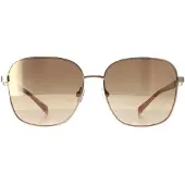 Karen Millen Square Dam Glänsande Guld Mörkbrun Gradient KM7020