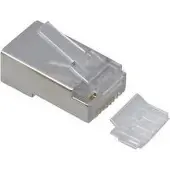 TRU COMPONENTS Kontakt TC-2525010 Kontakt hane rak Poler: 8P8C 50 st