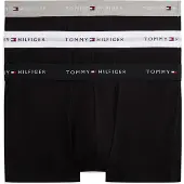 Tommy Hilfiger 3 Pack Signature Logo Contrast Waistband Trunks