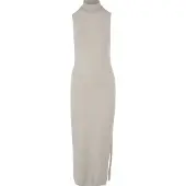 Urban Classics Knitted Eco Viscose Turtleneck ärmlös Midiklänning