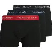 Jack & Jones Boxershorts 'JACNORREBRO' mörkblå / röd / svart