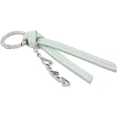 Calvin Klein Leather Knotted Tassel Logo Bag Charm