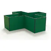 GFP Odlingslåda, 225 x 225 x 77 cm, grön