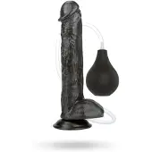 Lovetoy Squirting Dildo Extreme, 11" - Black