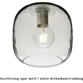 Casablanca Taklampa Murea, dimbar, Vitt / opal, Vardagsrum / matsal, Glas, Design, Taklampa