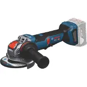 Bosch sladdlös vinkelslip GWX 18V-11PS Professional solo, 18V (blå/svart, utan batteri och laddare, X-LOCK klicksystem, extra handtag) - SOLO