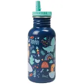 Eurekakids Personalized Kids Water With Dinosaur Design Vattenflaska
