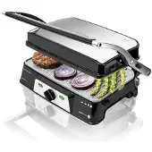 Cecotec Rock''nGrill 1500, Svart, Rostfritt stål, Rektangulär, 245 x 173 mm, Sten, 1500 W, 220 - 240 V