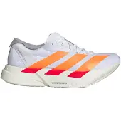 Adidas - Löparskor - Adizero Adios Pro 4 M Cloud White/Lucid Orange/Lucid Red för Unisex - Storlek 43 1/3 - Vit