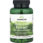 Swanson Health Broccoliextrakt med glukosinolater, Veganska kapslar, 120 (600 mg per kapsel)