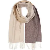 Profuomo Scarf Lambswool Brown Mångfärgad Brun Beige
