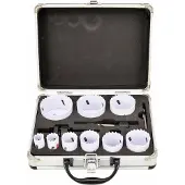 AWTOOLS Hålsågssats AW49468BL; 19-64 mm; 40 mm; 13 st.