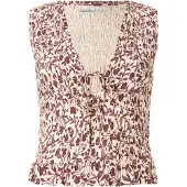 Abercrombie & Fitch Topp sand / bordeaux