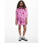 Desigual Kjol 'Minime' eosin / mörkrosa