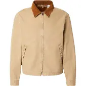Levi's för män. 005AF-0004 Brun Castro-jacka med hel dragkedja (S), Casual, Bomull