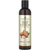 BeautyGlam Handgjorda Blandningar, 100 % Ren Sötmandelolja, 236 ml (8 fl oz)