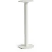 HAY LED-batteridriven bordslampa HOST PORTABLE, krämvit, 30 cm IP44 dimbar, Creme / bärnsten, Vardagsrum / matsal, Aluminium / grå / zink, Modern