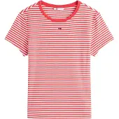 Tommy Hilfiger Tommy Jeans Ribbed Slim Crew Neck T-Shirt