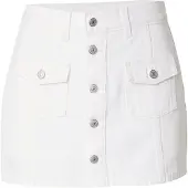 Levi's Kjol 'Button Front Skort' vit denim