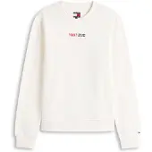 Tommy Hilfiger Sweatshirt 'ESS' röd / svart / vit