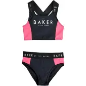 Ted Baker Baddräkt ljusrosa / svart / vit
