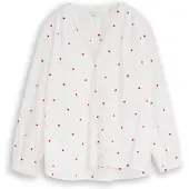 Tom Tailor Blus knallröd / vit