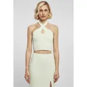 Urban Classics Rib Knit Crossed Neckholder Ärmlös Topp