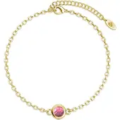 MYC Paris Birth Stone Armband - Guld och Rosa