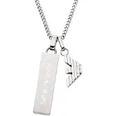Emporio Armani Halsband silver