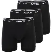 Nike Boxershorts Essential Cotton Stretch 3-pack - Svart/vit, storlek Small