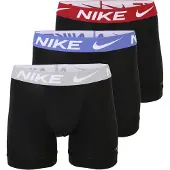 Nike Underwear Boxershorts ljusgrå / mörkröd / svart / vit