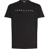 Tommy Hilfiger Reg Linear Logo T-shirt Med Korta ärmar