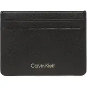 Calvin Klein Svart Läder Plånbok för Män