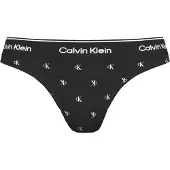 Calvin Klein Underwear String svart / vit