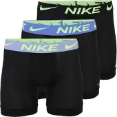 Nike Boxershorts Advanced Micro Dri-fit 3-pack - Svart/lila/neon, storlek Medium