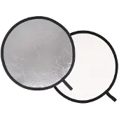Lastolite - Hopfällbar reflektor - silver/vit - Ø50 cm