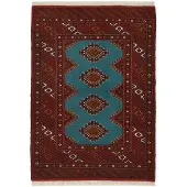Rezas Torkaman Fine orientalisk matta 88 x 122 cm