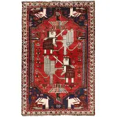 Rezas Old Figural Kashghai orientalisk matta 160 x 245 cm