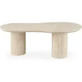 Andrarum Uppveda soffbord 130 cm beige