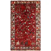 Rezas Old Figural Kashghai orientalisk matta 165 x 284 cm