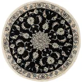 Rezas Nain Kashmar orientalisk matta ø 100 cm