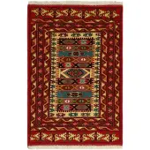 Rezas Torkaman Fine orientalisk matta 86 x 130 cm